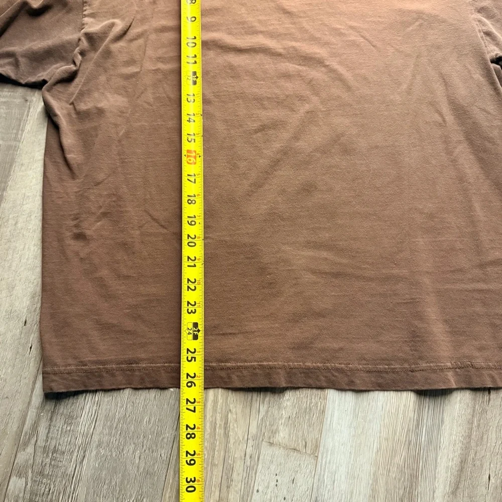Boxy Surf Graphic Tee Brown Oversized Vintage Style - Picture 5 of 6